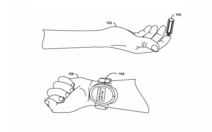 google patent smartwatch blood wearable