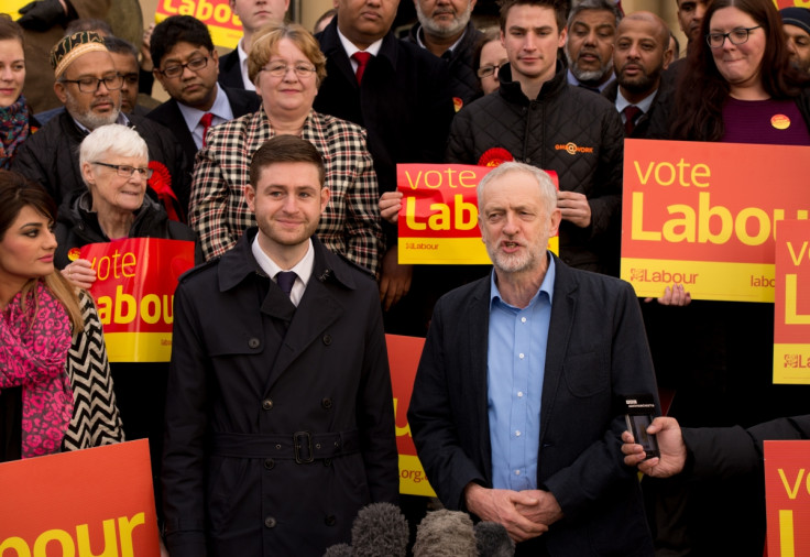 Jim McMahon and Jeremy Corbyn