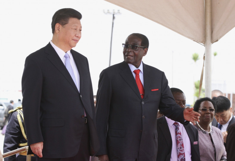 China's Xi ties with Zimbabwe's Mugabe