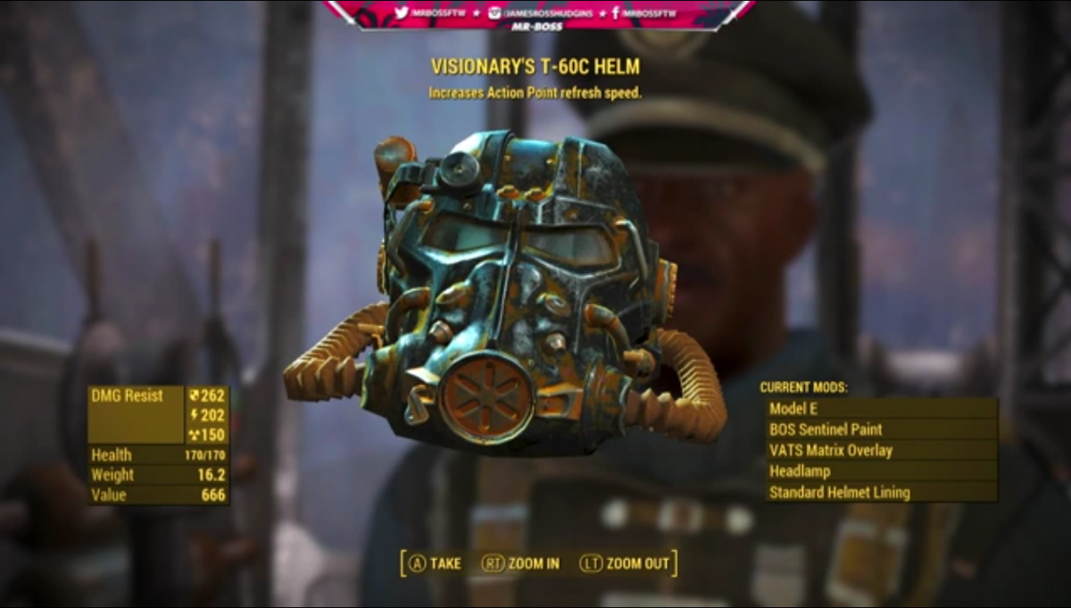 Fallout 4 Visionary's Helm legendary power armour location guide