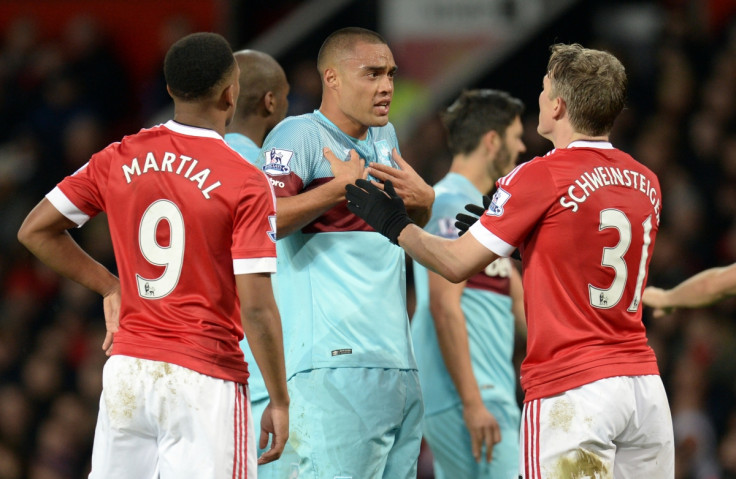 Bastian Schweinsteiger and Winston Reid