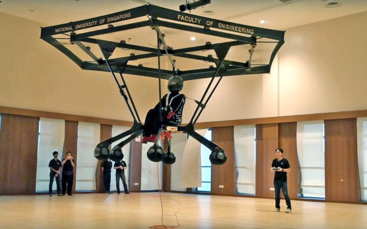 NUS Snowstorm personal flight vehicle indoor testing