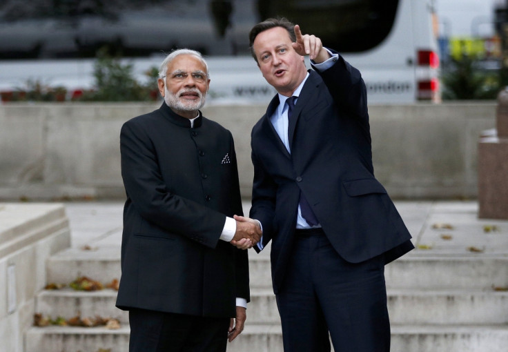 Narendra Modi and David Cameron