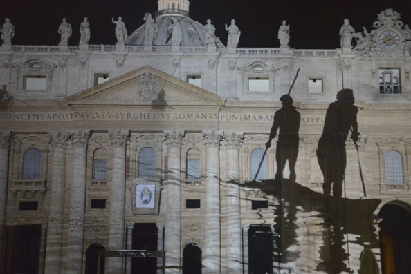 Jubilee of Mercy light show