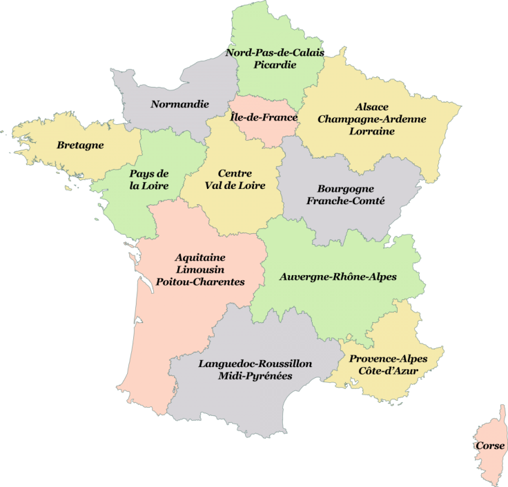 Regions of France