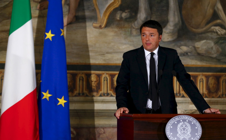 Italian Prime Minister Matteo Renzi