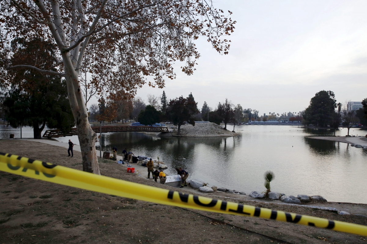 Seccombe Lake Park  San Bernardino shooting 