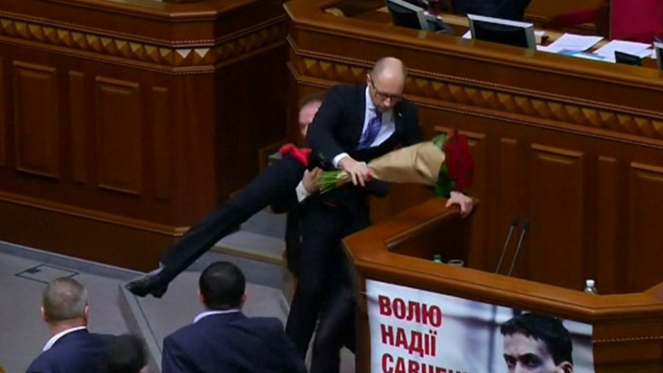 Ukrainian Prime Minister picked up in parliament