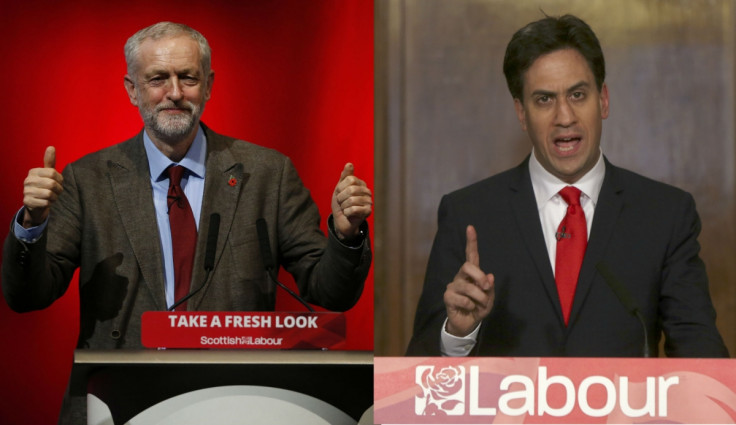 Jeremy Corbyn and Ed Miliband