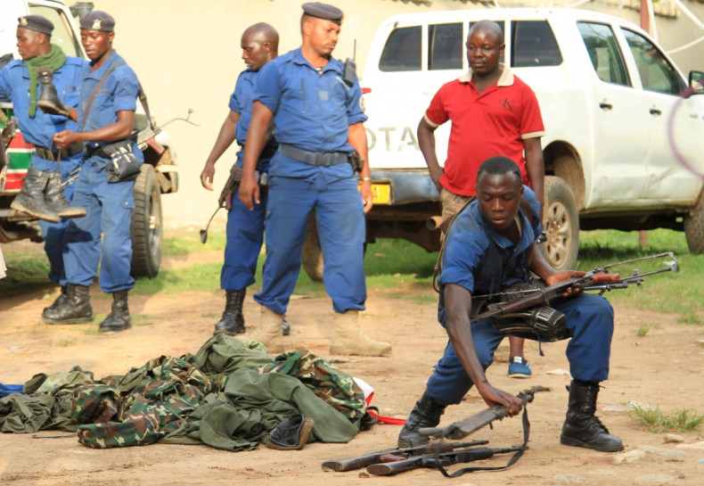 Burundi policemen