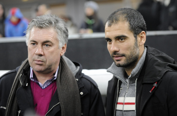 Carlo Ancelotti and Pep Guardiola