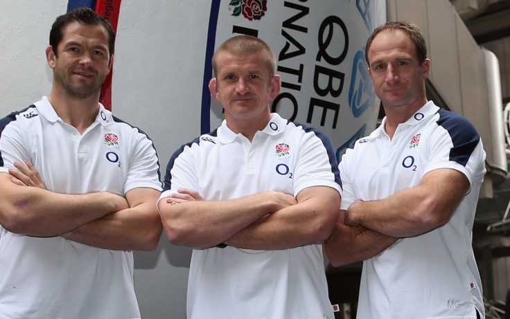 Andy Farrell, Graham Rowntree and Mike Catt