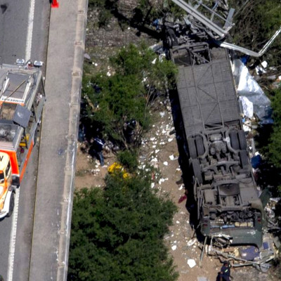 Argentina bus crash police killed