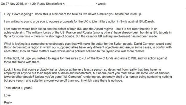 rusty shackleton email lucy allan