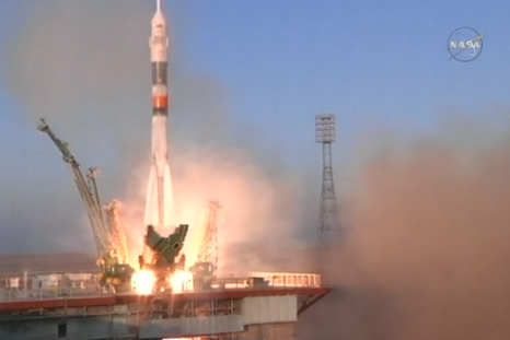 Tim Peake launches in to space