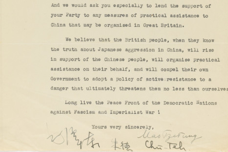 Mao Zedong's letter