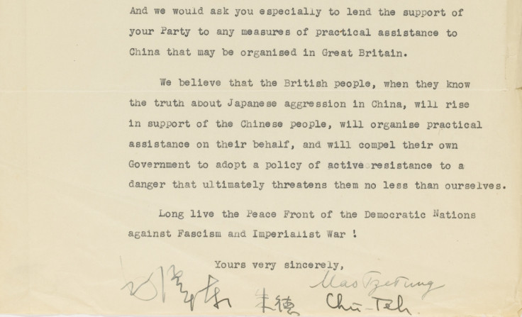 Mao Zedong's letter