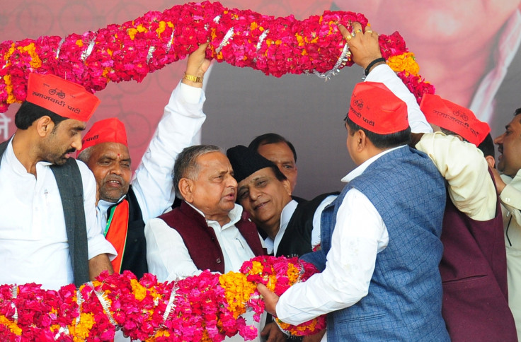 Azam Khan and Mulayam Singh Yadav