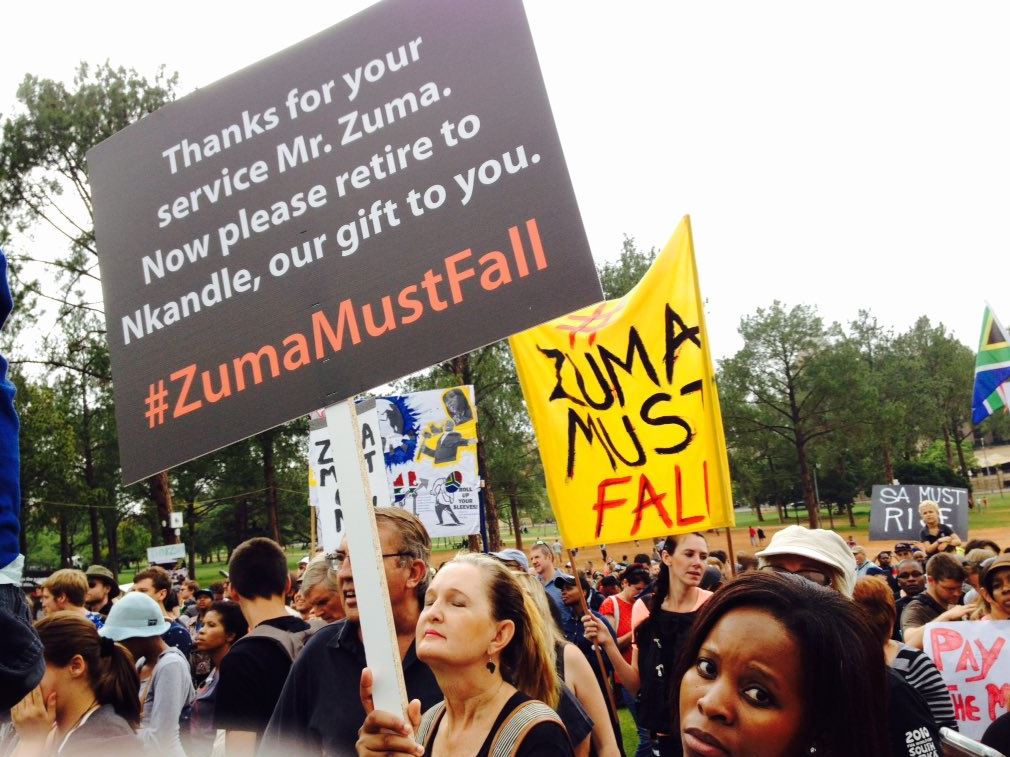 Zuma Must Fall Thousands Protest In South Africa To Demand President Jacob Zumas Resignation