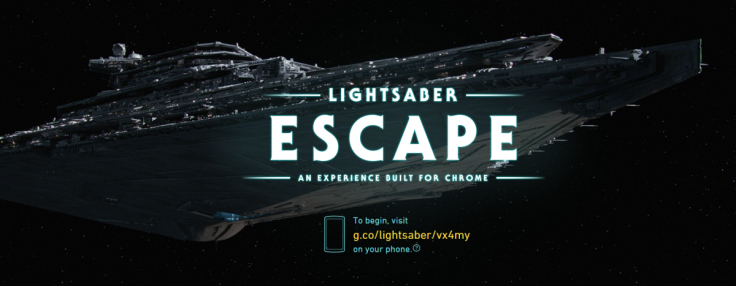 Google's Star Wars Lightsaber Escape