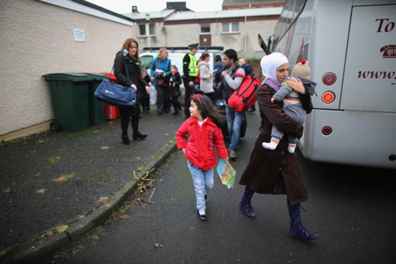 Syrian Refugees arrive in Bute