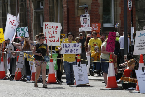 anti fracking protesters Preston 2015