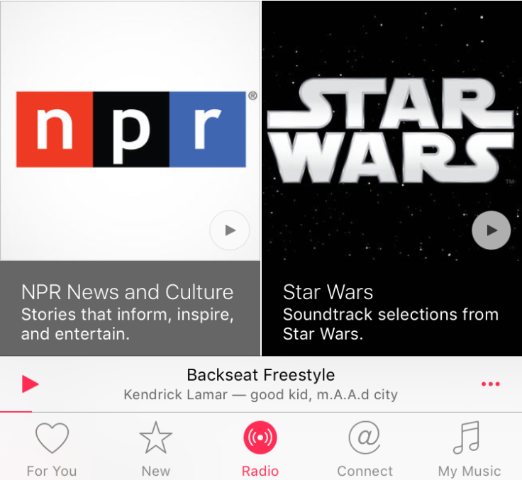 Star Wars radio station