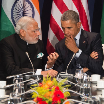 Narendra Modi and Barack Obama at COP21