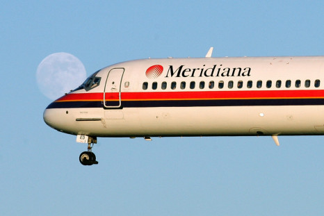 Meridiana Flight loses wheel Catania