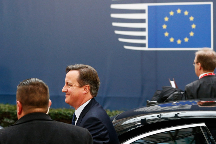 David Cameron in Brussels