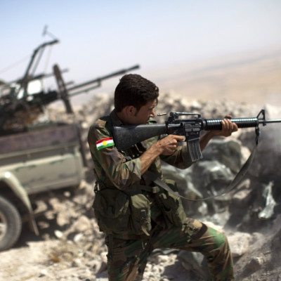 Peshmerga forces engage Isis near Mosul