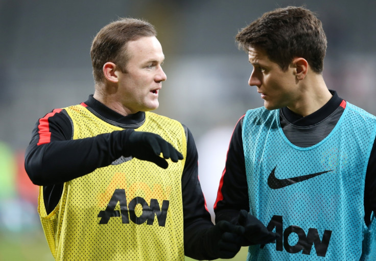 Wayne Rooney and Ander Herrera