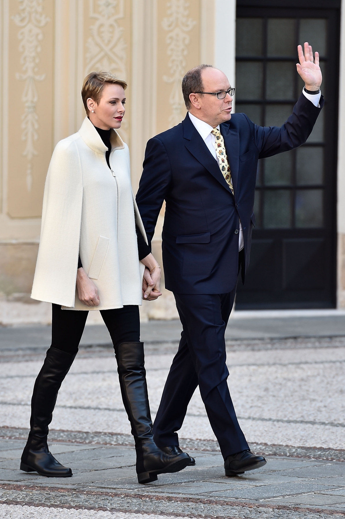 Princess Charlene of Monaco and Prince Albert II