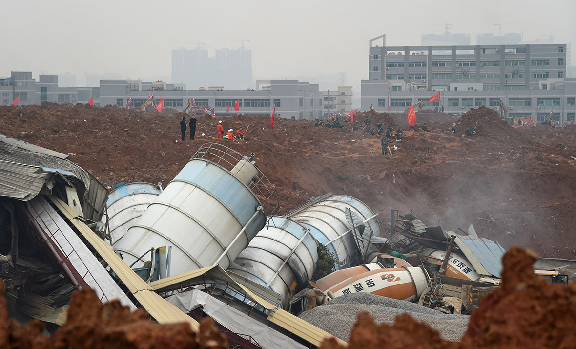China landslide