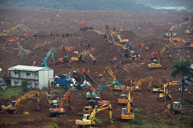 China landslide