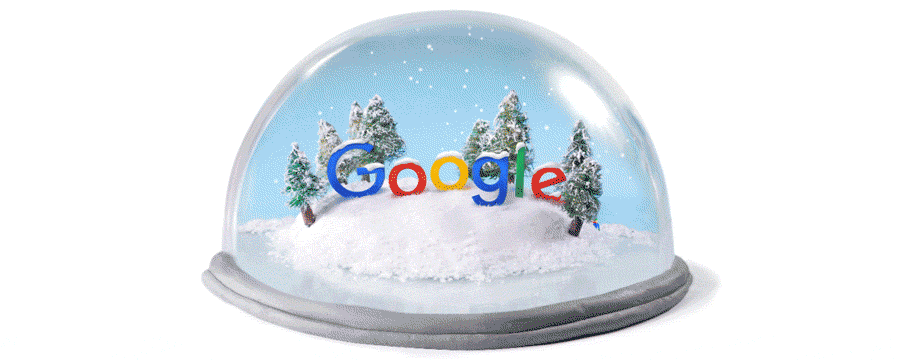 google doodle's winter solstice