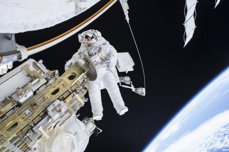 Astronauts go on spacewalk to fix ISS's rail car