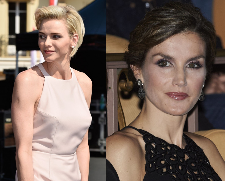 Princess Charlene and Queen Letizia