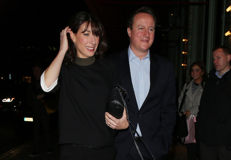 Samantha and David Cameron