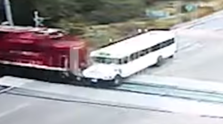 Train Bus Crash Sinaloa Mexico 