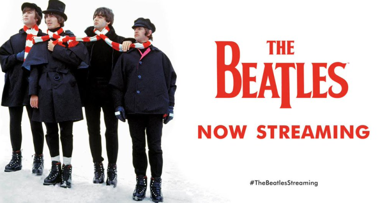 The Beatles streaming Spotify
