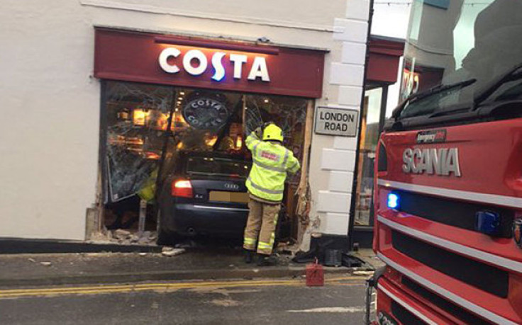 Costa Coffee crash