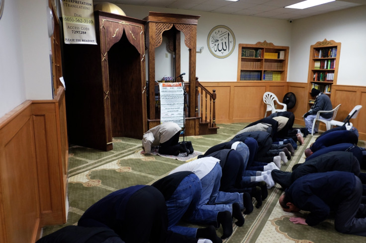 Prayers at a mosque