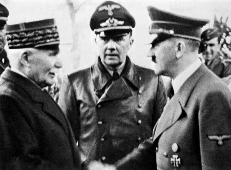 State Philippe Petain and Adolf Hitler