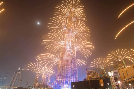 Dubai fireworks 2016