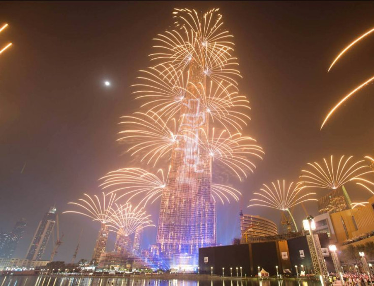 Dubai fireworks 2016