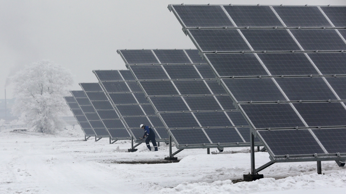 Solar Panels in Khakassia, Russia
