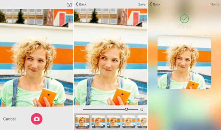 Microsoft Selfie app