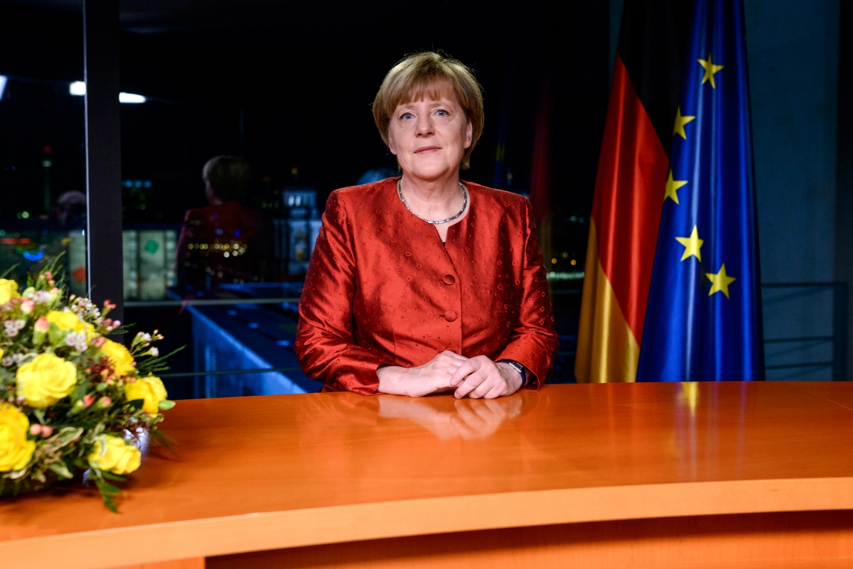 Angela Merkel new years speech
