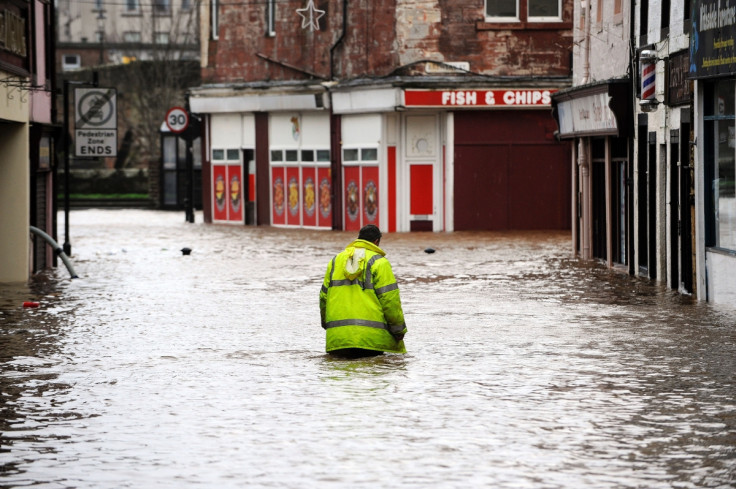 Storm Frank flooding